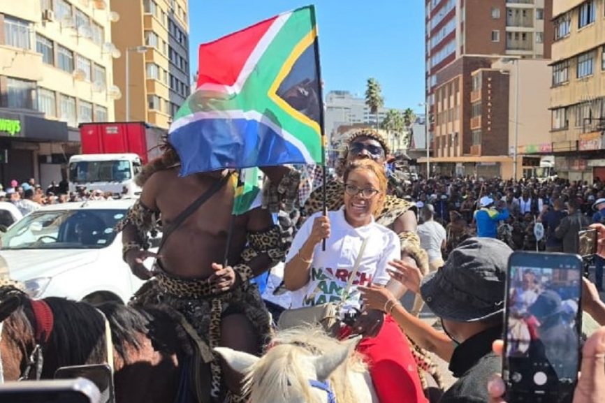 Ngobese-Zuma separates violence from the March movement.